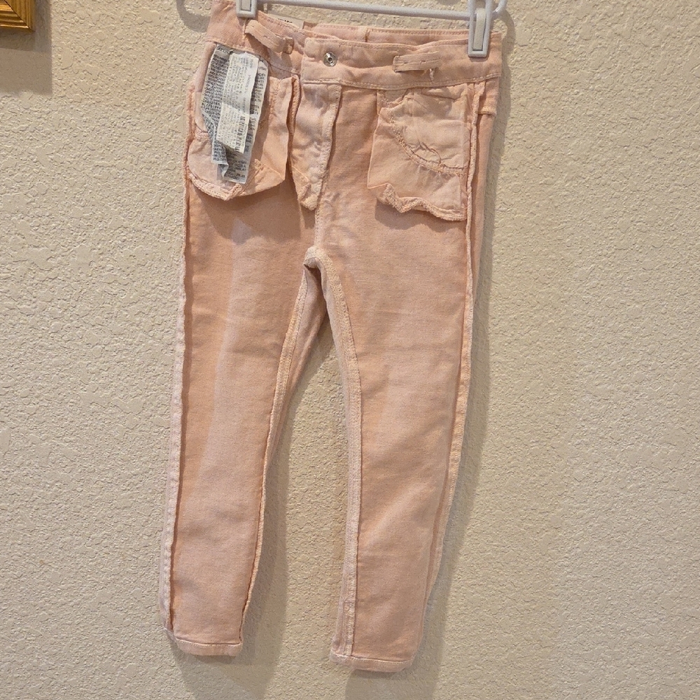 Zara Pink Children's Pants/ Jeans For A Little Girl . New With Tag. - Picture 12 of 12